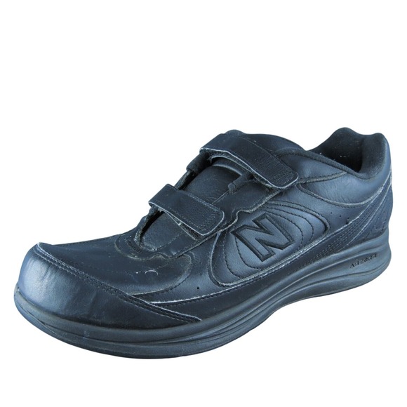 New Balance 577 Men Sneaker Shoes Size‎ 11.5 Extra Wide Black Synthetic Lace Up